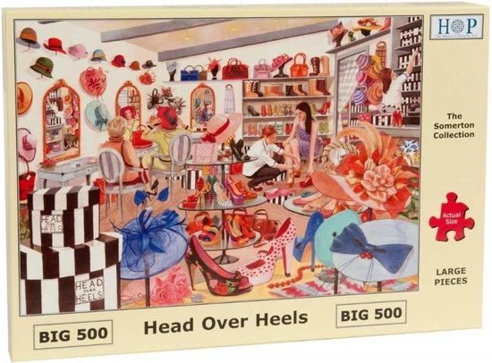 House Of Puzzles Head Over Heels Puzzel 500 Stukjes XL 4 House Of Puzzles Head Over Heels Puzzel 500 Stukjes XL - Afbeelding 2