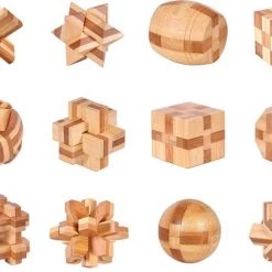 DW4Trading 3D Bamboo Breinpuzzel - Knoop 1 - 5x5 Cm -Puzzels Verkoopwinkel 550x407 10