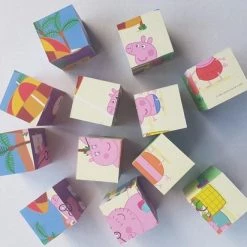 Dino Peppa Pig Houten Blok Puzzle 12 Stukjes 8 Dino Peppa Pig Houten Blok Puzzle 12 Stukjes -Puzzels Verkoopwinkel 550x412 5