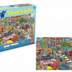 Diverse Auteurs That's Life 1000pcs TrafficJam -Puzzels Verkoopwinkel 550x414 4