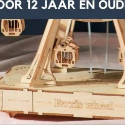 Amerce Houten 3D Puzzel - Reuzenrad – Draaibaar - Muziekdoos – Bruin 13 Amerce Houten 3D Puzzel - Reuzenrad – Draaibaar - Muziekdoos – Bruin -Puzzels Verkoopwinkel 550x418 1