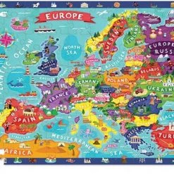 Crocodile Creek Ontdek De Wereld - Vloerpuzzel 100st + Speelset -Puzzels Verkoopwinkel 550x423 4