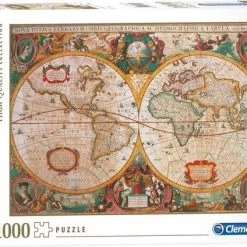 Clementoni Legpuzzel - High Quality Puzzel Collectie - Old Map - 1000 Stukjes, Puzzel Volwassenen -Puzzels Verkoopwinkel 550x424 2