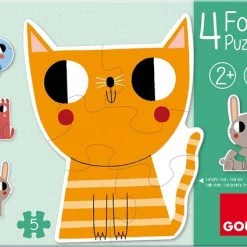 Goula 4 Vormenpuzzels Dieren - 2+3+4+5 Stukjes -Puzzels Verkoopwinkel 550x425 3