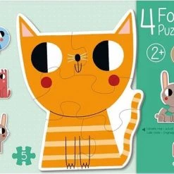 Goula 4 Vormenpuzzels Dieren - 2+3+4+5 Stukjes -Puzzels Verkoopwinkel 550x425 4
