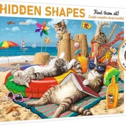 TREFL Puzzel Hidden Shapes - Feline Holidays - 1011 Stukken