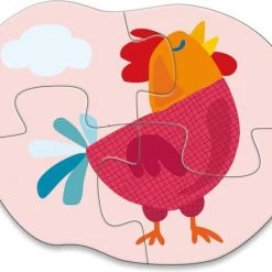 HABA 4 Eerste Puzzels - Boerderij -Puzzels Verkoopwinkel 550x434