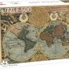 Tactic Old Map Of The World 500 Stukjes -Puzzels Verkoopwinkel 550x436