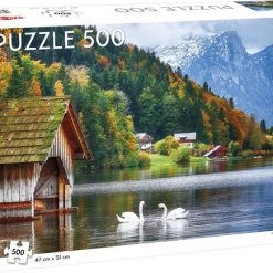 Tactic Legpuzzel Zwanen In Een Meer 47 X 31 Cm 500 Stukjes