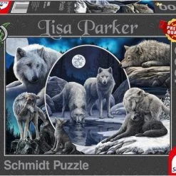 Schmidt Prachtige Wolven, 1000 Stukjes - Puzzel - 12+ -Puzzels Verkoopwinkel 550x438