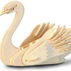 De Bouwplaats Bouwpakket 3d Puzzel Zwaan- Hout