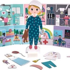 Floss & Rock Magnetische Aankleedpop, Florence - 23,5 Cm - Hout -Puzzels Verkoopwinkel 550x453 5