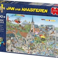 Jumbo Jan Van Haasteren Puzzelbundel - 2 Stuks - De Bibliotheek 1000 Stukjes & Rondje Texel 1000 Stukjes -Puzzels Verkoopwinkel 550x458 9