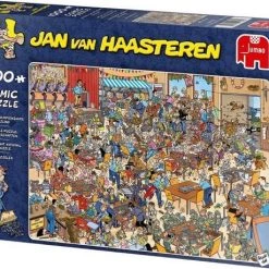 Jumbo Jan Van Haasteren - NK Puzzelen 1000 Stukjes & De Kunstmarkt 2000 Stukjes & Bijna Klaar 1000 -Puzzels Verkoopwinkel 550x459 12