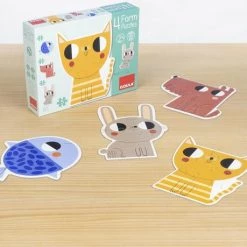 Goula 4 Vormenpuzzels Dieren - 2+3+4+5 Stukjes -Puzzels Verkoopwinkel 550x459 15