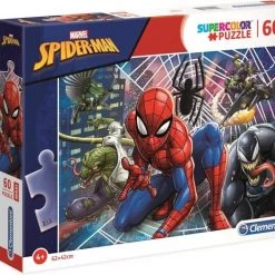 Clementoni Supercolor Maxi Puzzel Spider-man 60 Stukjes -Puzzels Verkoopwinkel 550x462 2