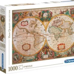 Clementoni Legpuzzel - High Quality Puzzel Collectie - Old Map - 1000 Stukjes, Puzzel Volwassenen