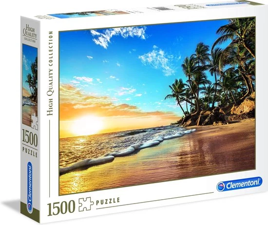 Clementoni Legpuzzel - High Quality Puzzel Collectie - Tropical Sunrise - 1500 Stukjes, Puzzel Volwassenen 3 Clementoni Legpuzzel - High Quality Puzzel Collectie - Tropical Sunrise - 1500 Stukjes, Puzzel Volwassenen