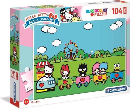 Clementoni Legpuzzel Hello Kitty 104 Stukjes 3 Clementoni Legpuzzel Hello Kitty 104 Stukjes
