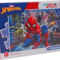Clementoni - Superkleur Puzzel - Marvel Spiderman - 30 Stukjes -Puzzels Verkoopwinkel 550x464 4