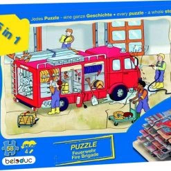 Beleduc Houten Lagen Puzzel Brandweer -Puzzels Verkoopwinkel 550x468 3
