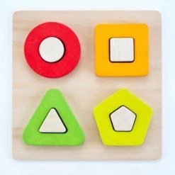 Engelhart Geometric Sorter 30 X 30 Cm Rubber Wood Board - XL Peg