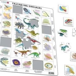 Larsen Legpuzzel Machtige Dinosaurussen Junior 35 Stukjes -Puzzels Verkoopwinkel 550x472 1