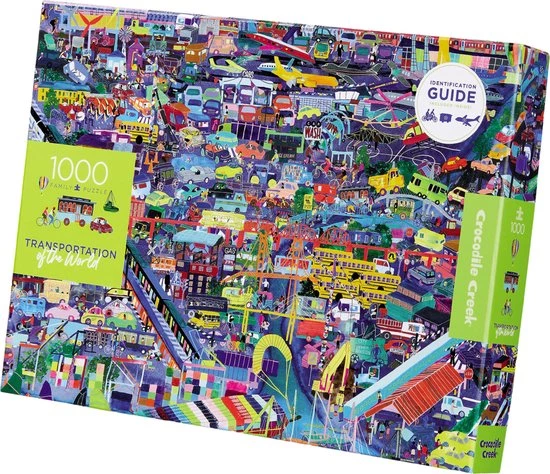 Crocodile Creek - Puzzel - 1000 St. - Transportation 3 Crocodile Creek - Puzzel - 1000 St. - Transportation