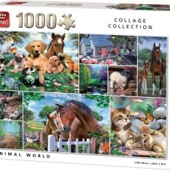 King Legpuzzel Animal World 1000 Stukjes