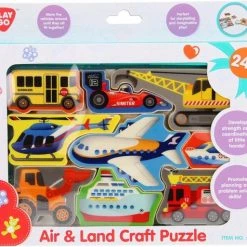 Playgo Puzzel Voertuigen