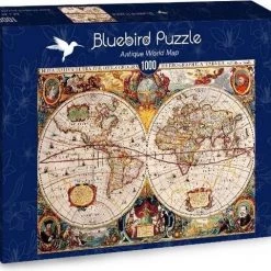 Bluebird Antieke Wereldkaart - 1000 Stukjes