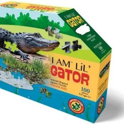 I AM Lil' Puzzle Jr.: ALLIGATOR 101,60x33,02cm, 100pcs, In Doos 29.21x24.13x7.62cm, Madd Capp Puzzle, 5+ 7 I AM Lil' Puzzle Jr.: ALLIGATOR 101,60x33,02cm, 100pcs, In Doos 29.21x24.13x7.62cm, Madd Capp Puzzle, 5+ -Puzzels Verkoopwinkel 550x486 1