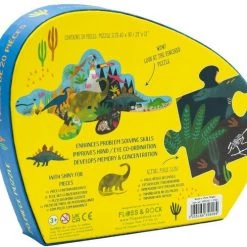 Floss & Rock Puzzel Dino - 20 Stukjes - 60 X 30 Cm -Puzzels Verkoopwinkel 550x489 2