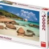 Dino Toys Legpuzzel Dino - Idyllisch Strand - 2000 Stukjes - Volwassenen -Puzzels Verkoopwinkel 550x490