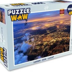 PuzzleWow Puzzel Leiden - Zon - Lucht - Legpuzzel - Puzzel 1000 Stukjes Volwassenen - Sinterklaas Cadeautjes - Sinterklaas Voor Grote Kinderen