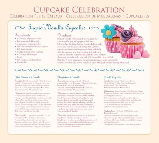 Eurographics Puzzel Cupcake Celebration - 1000 Stukjes 6 Eurographics Puzzel Cupcake Celebration - 1000 Stukjes - Afbeelding 4