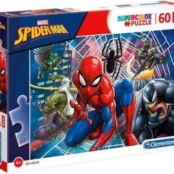Clementoni Supercolor Maxi Puzzel Spider-man 60 Stukjes