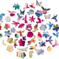 UNIDRAGON Houten Puzzel Dier - Ongrijpbare Kolibri - 700 Stukjes - Royal Size 70x54 Cm -Puzzels Verkoopwinkel 550x502