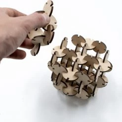 Menu Design Meuq Design Circulos - 3D Puzzel - Houten - Onmogelijk - Geometrisch - S -Puzzels Verkoopwinkel 550x506 1