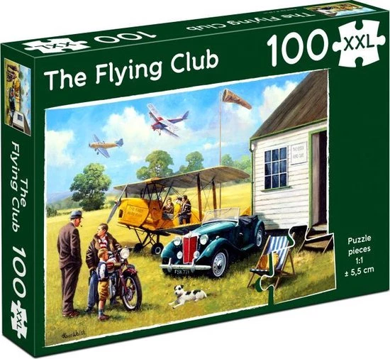 Tucker's Fun Factory XXL Puzzel - The Flying Club (100 XXL) 5 Tucker's Fun Factory XXL Puzzel - The Flying Club (100 XXL) - Afbeelding 3