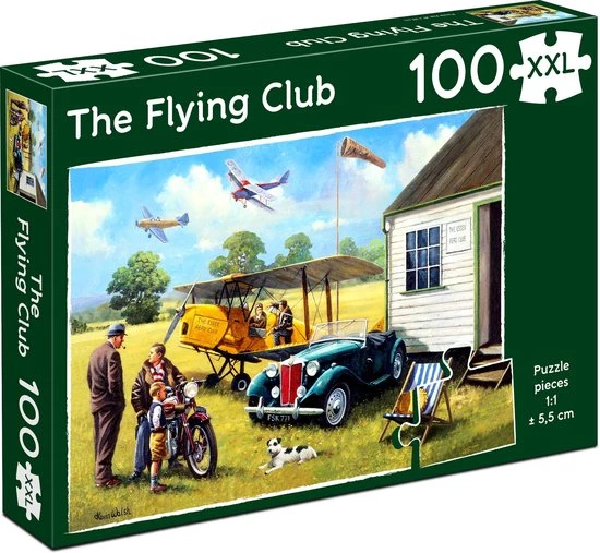 Tucker's Fun Factory XXL Puzzel - The Flying Club (100 XXL) 3 Tucker's Fun Factory XXL Puzzel - The Flying Club (100 XXL)