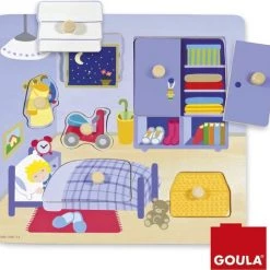 Goula Houten Knopjes Puzzel - Kinderkamer - 7 Stukjes -Puzzels Verkoopwinkel 550x512