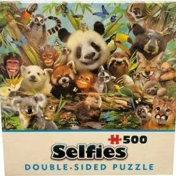 Cheatwell Double Sided Puzzel - Selfies - Jungle - 500 Stukjes