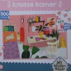 Wij Blijven Thuis Puzzel - Blijf Thuis Puzzel - Kinderpuzzel - 500 Stukjes - Familiespel - Familiepuzzel -Puzzels Verkoopwinkel 550x515 2