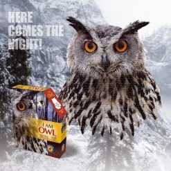 Madd Capp Puzzel Uil Grijs 550 Stukjes -Puzzels Verkoopwinkel 550x525 2