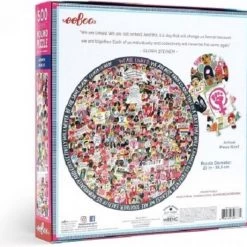 Puzzel EeBoo -Woman March! (500 Rond) 9 Puzzel EeBoo -Woman March! (500 Rond) -Puzzels Verkoopwinkel 550x527