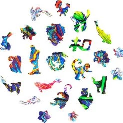 UNIDRAGON Houten Puzzel Dier - Serieuze Panda - 215 Stukjes - Medium 25x33 Cm -Puzzels Verkoopwinkel 550x535 4