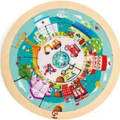 Hape Puzzel Met Beroepenrotonde -Puzzels Verkoopwinkel 550x538 2