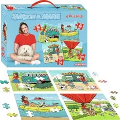 Samson & Marie Puzzel - 4 In 1 Puzzel - 36/49/64/100 Stukjes