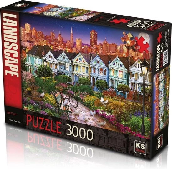 KS Games San Fran Puzzel 3000 Stukjes 3 KS Games San Fran Puzzel 3000 Stukjes